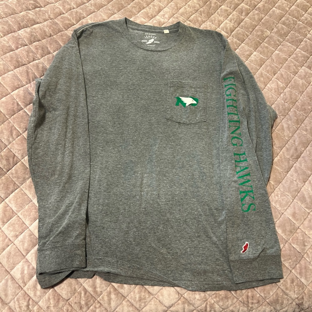 UND Fighting Hawks Long Sleeve Tee